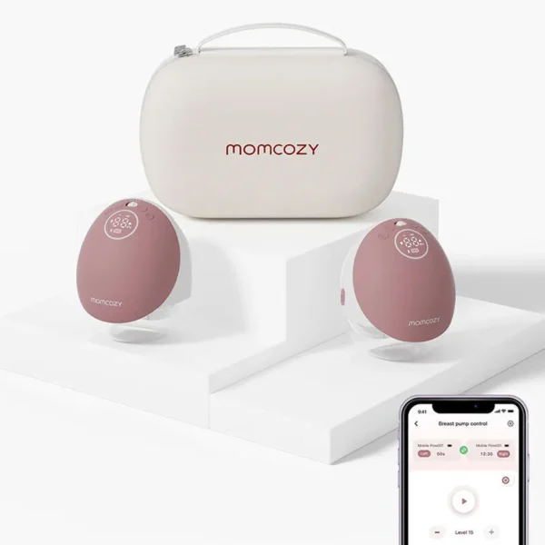 Momcozy Ηλεκτρικό Διπλό Θήλαστρο Κόκκινο 150ml BP225-NR71BA-A