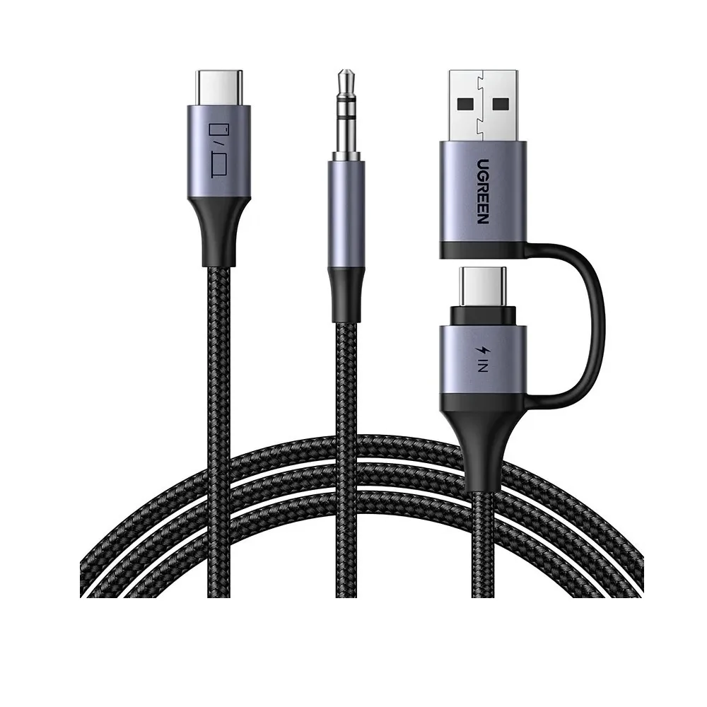 20250911111254_ugreen_metatropeas_usb_c_male_se_usb_a_usb_c_female_1tmch.jpeg Ugreen Μετατροπέας USB-C male σε USB-A / USB-C female Γκρι 1τμχ - Image 1