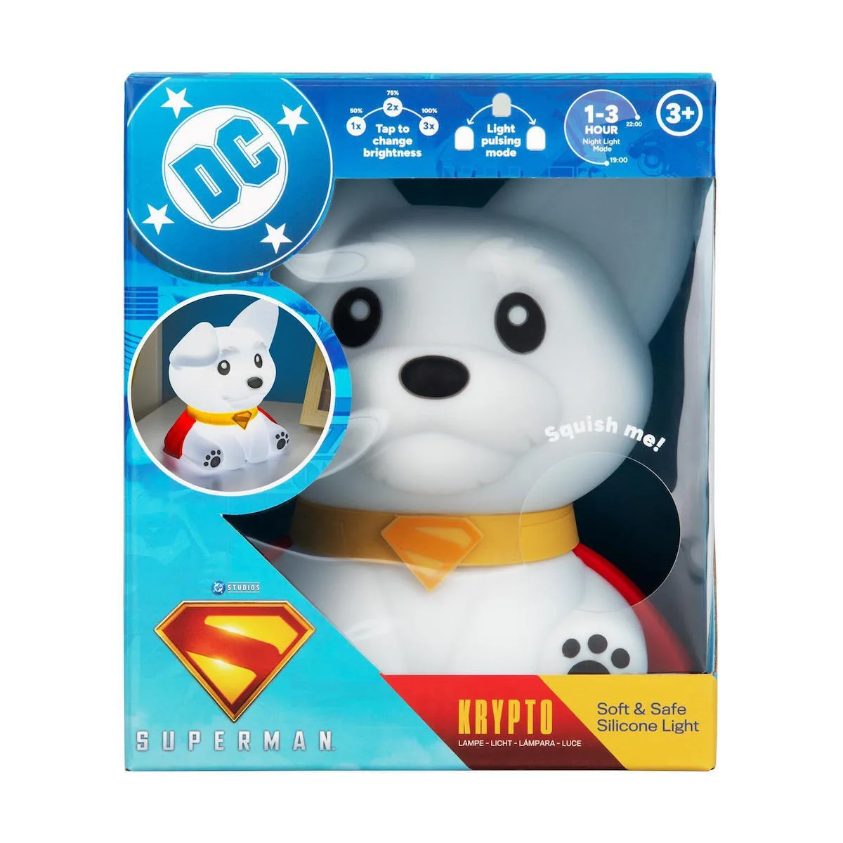 20250911170324_paladone_paidiko_diakosmitiko_fotistiko_superman_pp14839smt.jpeg Paladone Παιδικό Διακοσμητικό Φωτιστικό Superman PP14839SMT - Image 1