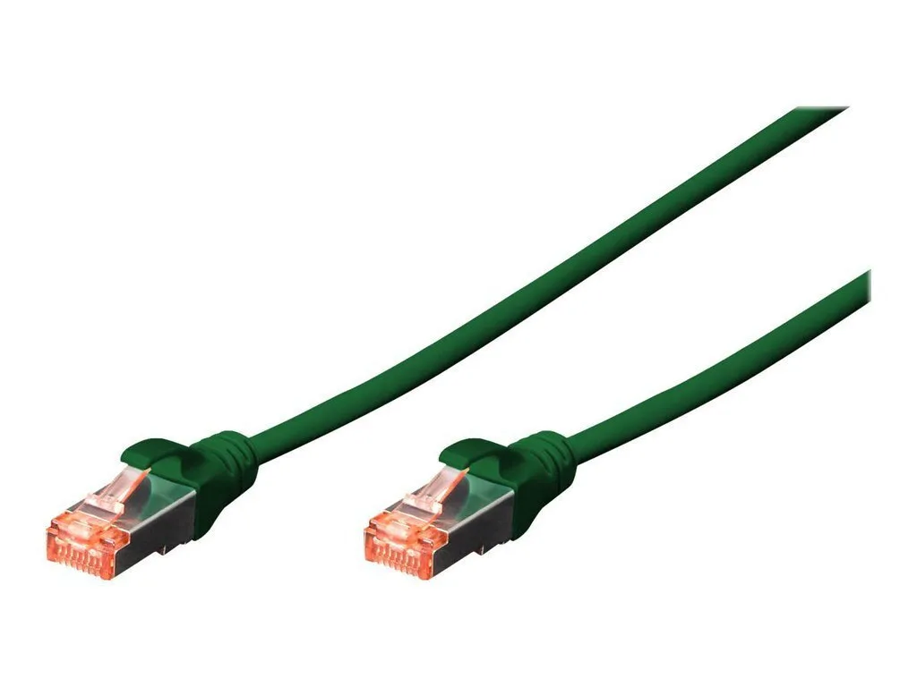 Digitus S/FTP Cat.6 (Gigabit) Καλώδιο Δικτύου Ethernet 10m Πράσινο DK-1644-100/G - Image 1