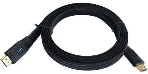 20250922104258_tb_print_flat_cable_hdmi_male_hdmi_male_3m_mayro.jpeg TB Print Flat Cable HDMI male - HDMI male 3m Μαύρο - Image 1