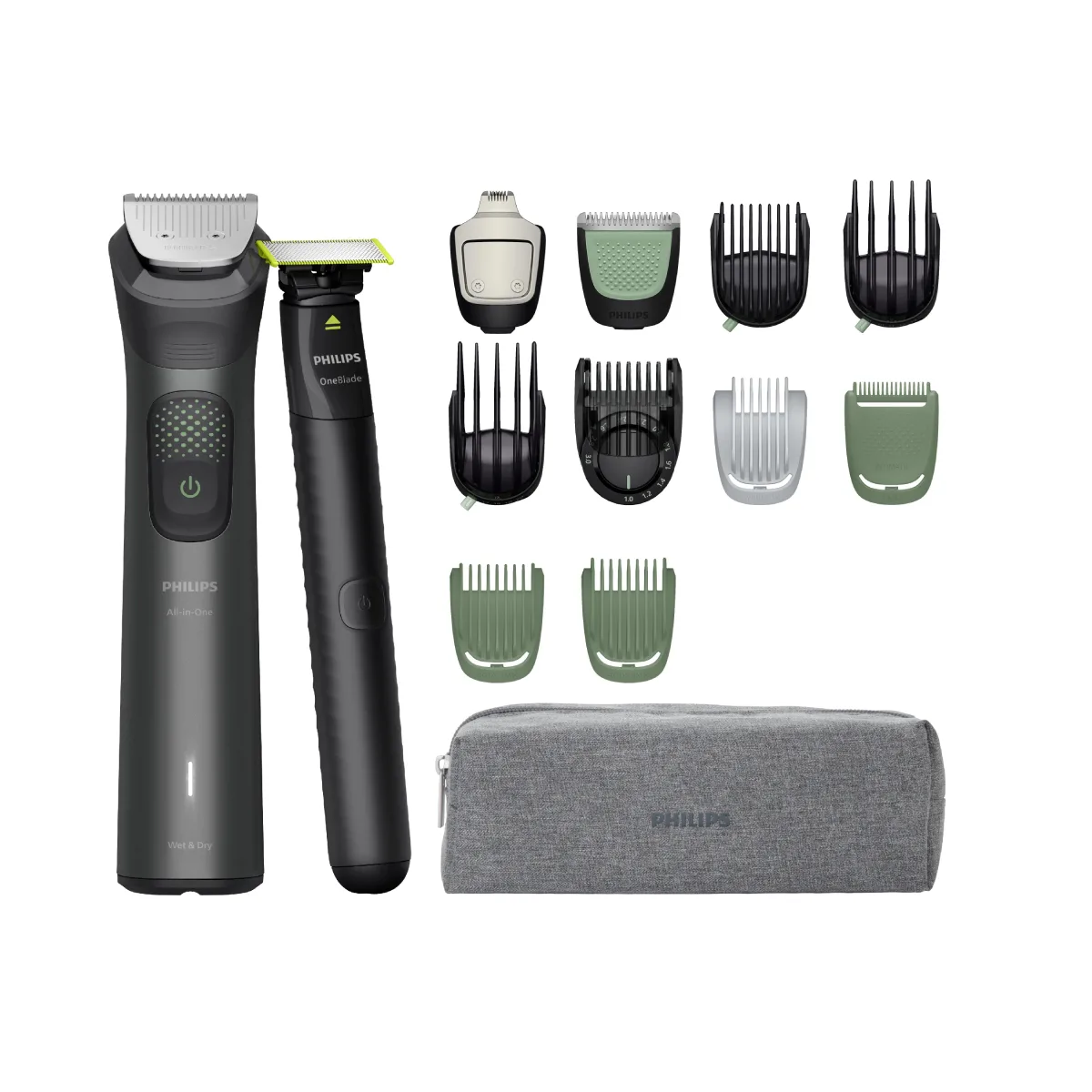 20250926165921_philips_set_koureytikis_michanis_mg9531_15.jpeg Philips Σετ Επαναφορτιζόμενης Κουρευτικής Μηχανής Γκρι MG9531/15 - Image 1