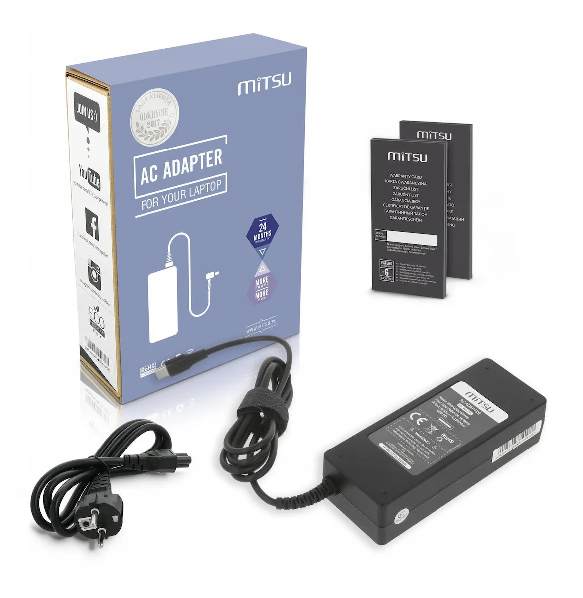 20251010135531_mitsu_87w_usb_c_power_adapter_usbc_5_20_2v_3_4_3a_black_notebook.jpeg Mitsu 87w Usb-c Power Adapter Usbc 5-20.2v 3-4.3a Black Notebook - Image 1