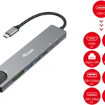 Equip USB-C Docking Station με HDMI 4K PD Ethernet Μαύρο (133497)