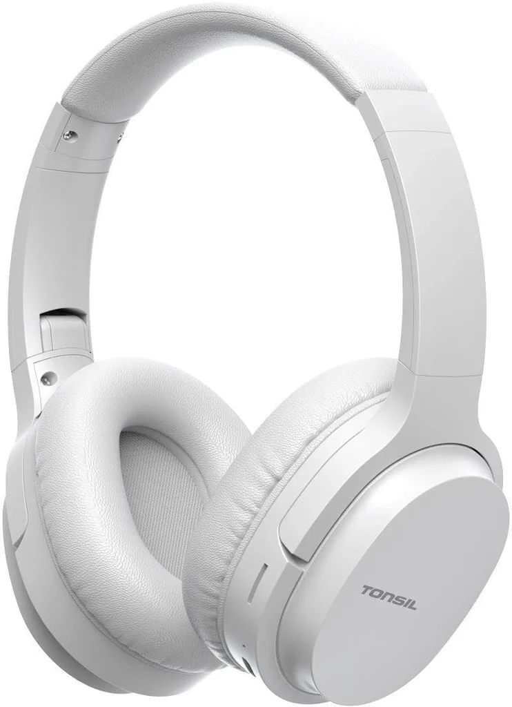 Tonsil R45BT V2 Ασύρματα Bluetooth Over Ear Ακουστικά με 80 ώρες Λειτουργίας Μαύρα - Image 1