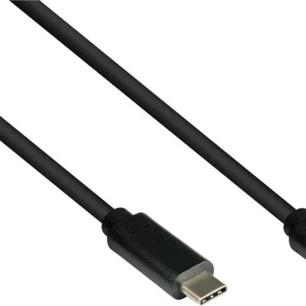Good Connections Braided USB 3.1 Cable USB-C male - USB-C 100W PD Μαύρο 2m GC-M0115