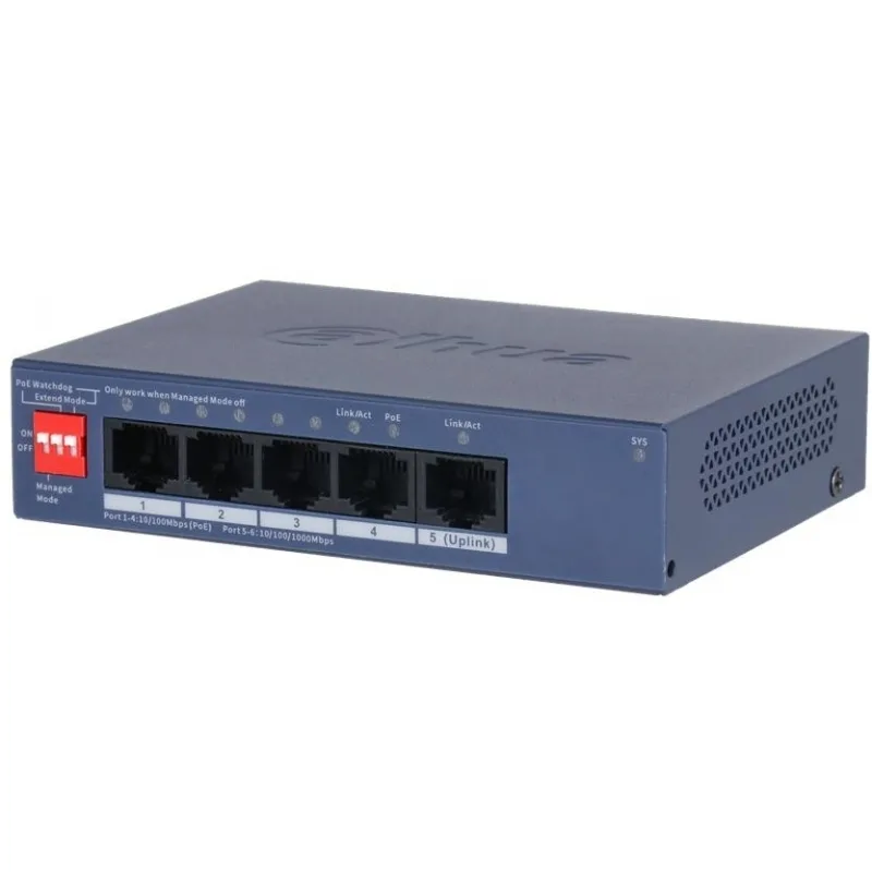 20251112165855_dahua_cs4005_4et1gt_36_l2_poe_switch.jpeg Dahua CS4005-4ET1GT-36 L2 PoE Switch - Image 1