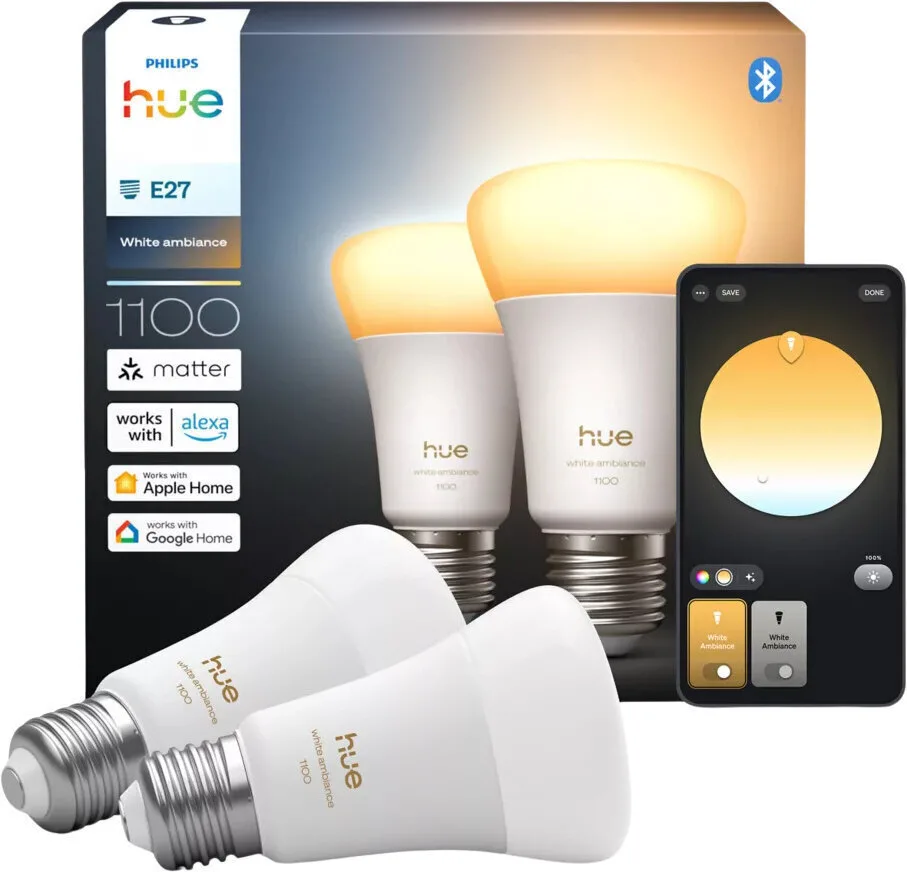 20251114170044_philips_smart_lampes_led_8_1w_gia_ntoui_e27_kai_schima_a60_thermo_leyko_1100lm_dimmable_2tmch_929003854902.jpeg Philips Smart Λάμπες LED 8.1W για Ντουί E27 και Σχήμα A60 Θερμό Λευκό 1100lm Dimmable 2τμχ 929003854902 - Image 1