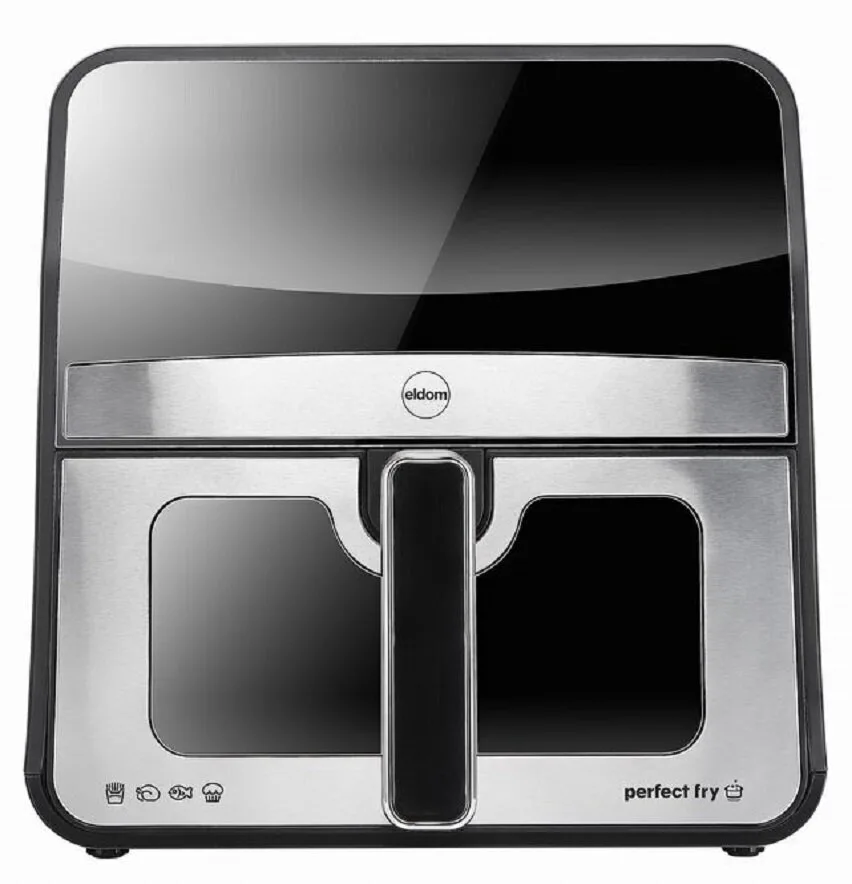 20251126171344_eldom_air_fryer_6_5lt_mayro_1086862.jpeg Eldom Air Fryer 6.5lt Μαύρο 1086862 - Image 1