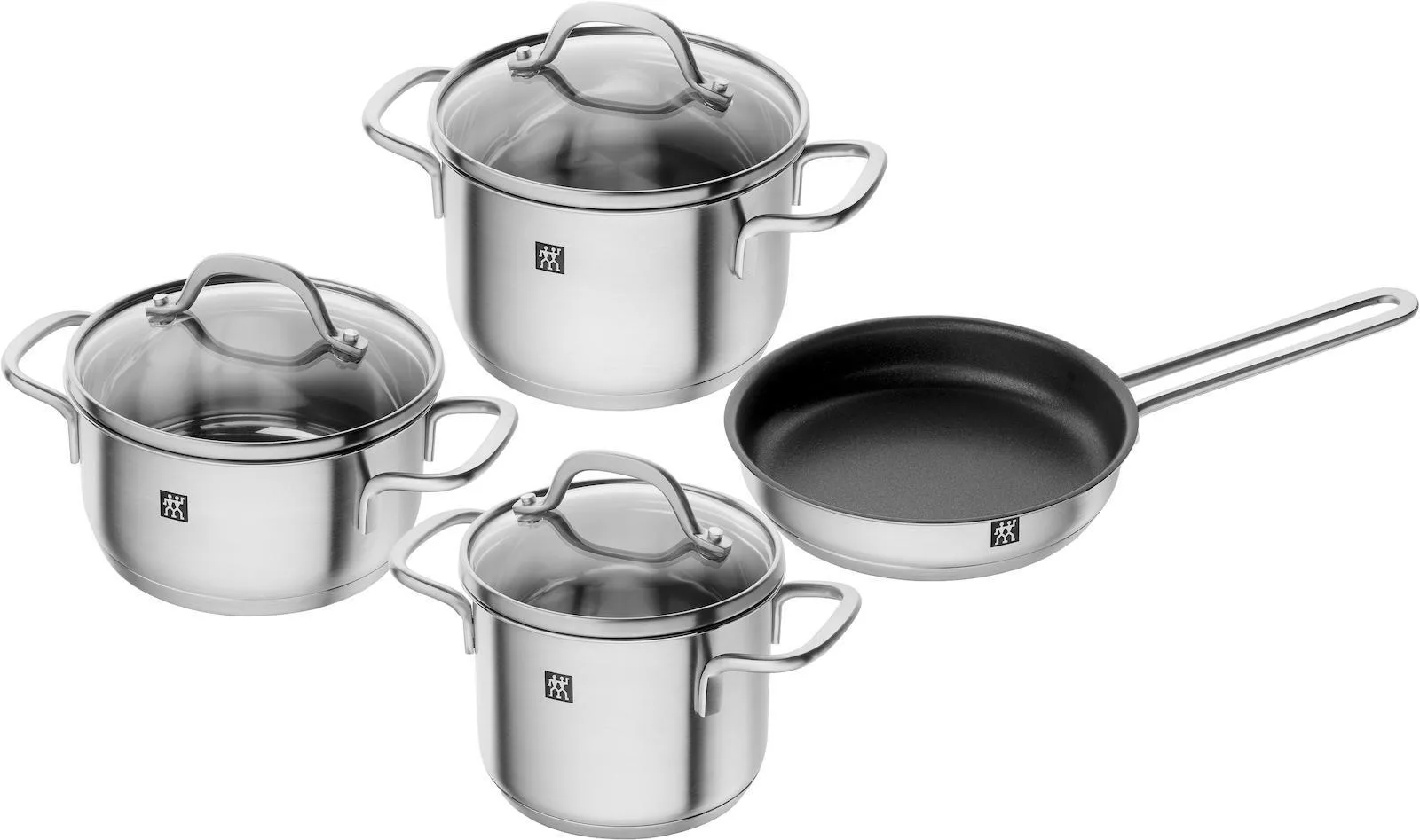 Zwilling J.A. Henckels Pico Σετ Μαγειρικά Σκεύη από Ανοξείδωτο Ατσάλι με Αντικολλητική Επίστρωση 7τμχ - Image 1