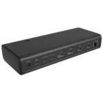 Icy Box USB-C Docking Station με HDMI/DisplayPort 4K PD Ethernet Μαύρο (IB-DK7401-CU31)