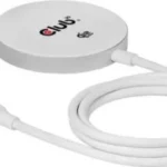 Club3D Ασύρματος Φορτιστής (Qi Pad) 25W Λευκός (CAC-3026)