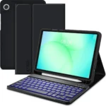 Tech-Protect Flip Cover με Πληκτρολόγιο στα Αγγλικά US Μαύρη (Galaxy Tab A9 / Galaxy Tab A11)