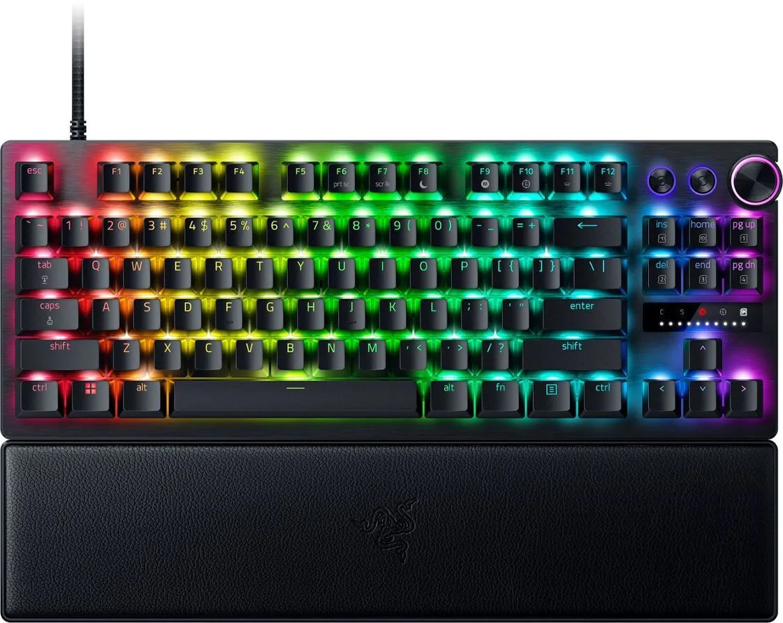 Razer Huntsman V3 Pro Tenkeyless 8KHz Οπτικό Gaming Πληκτρολόγιο Tenkeyless με Magnetic διακόπτες και RGB φωτισμό (Αγγλικό US) - Image 1