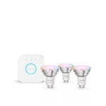 Philips Smart Λάμπες Philips Hue LED 4.7W για Ντουί GU10 RGB Dimmable 3τμχ 929004235707