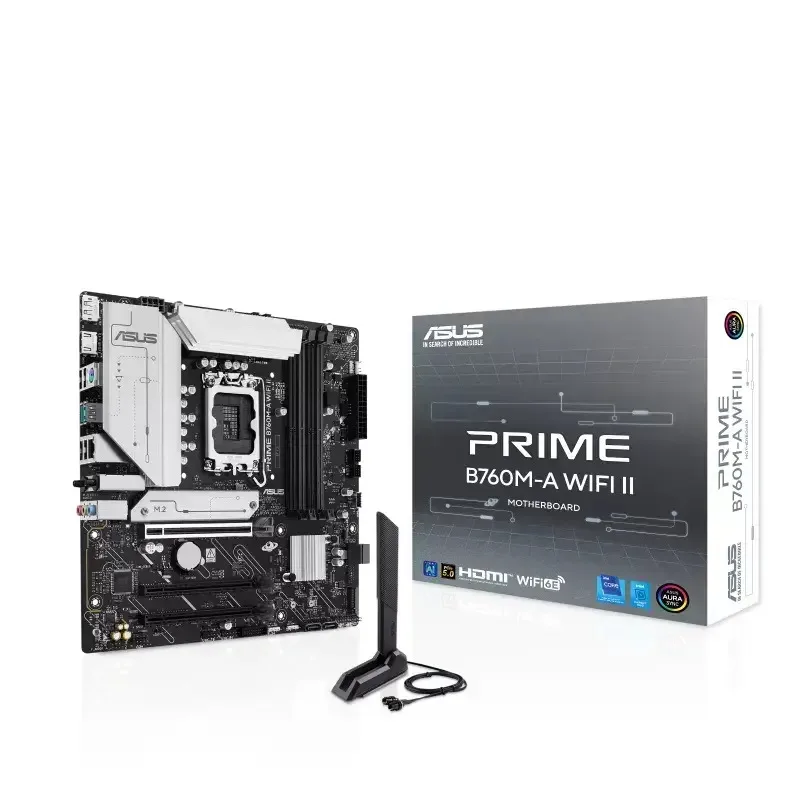 20260130140759_asus_prime_b760m_a_wifi_ii_motherboard_micro_atx_me_intel_1700_socket_90mb1nf0_m0eay0.jpeg Asus Prime B760M-A WIFI II Motherboard Micro ATX με Intel 1700 Socket 90MB1NF0-M0EAY0 - Image 1