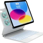 Typecase Flip Cover Ανθεκτική με Πληκτρολόγιο Λευκή (iPad 11 A16 2025, iPad 10.9 2022)