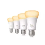 Philips Smart Λάμπες Philips Hue LED για Ντουί E27 και Σχήμα A60 Ρυθμιζόμενο Λευκό 810lm Dimmable 4τμχ 1370408