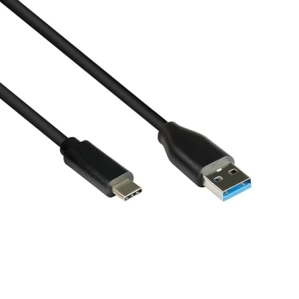 Good Connections Braided USB 3.2 Cable USB-C male - USB-A Μαύρο 1m 2831-AC010S
