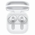 Samsung Galaxy Buds4 Pro Bluetooth Handsfree Ακουστικά με Αντοχή στον Ιδρώτα και Θήκη Φόρτισης Λευκά