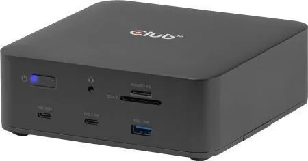 20260225153125_club3d_thunderbolt_5_docking_station_me_hdmi_4k_pd_ethernet_kai_syndesi_3_othonon_mayro_csv_2562.jpeg Club3D Thunderbolt 5 Docking Station με HDMI 4K PD Ethernet και σύνδεση 3 Οθονών Μαύρο (CSV-2562) - Image 1
