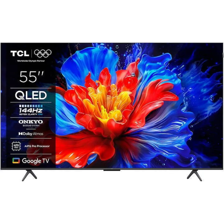 20260225153917_tcl_smart_tileorasi_55_4k_uhd_qled_55p81k_hdr.jpeg TCL Smart Τηλεόραση 55" 4K UHD QLED 55P81K HDR (2025) - Image 1