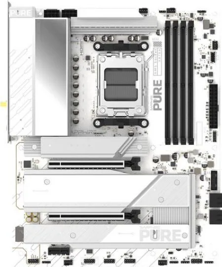 Sapphire PURE X870A Wi-Fi Motherboard ATX με AMD AM5 Socket 52122-02-40G - Image 1