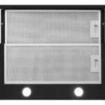 Amica Συρόμενος Απορροφητήρας 59.8cm Μαύρος OTP6641BG