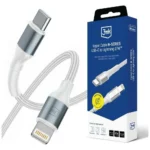 3MK Hyper USB-C to Lightning Cable 27W Λευκό 0.5m