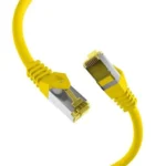 EFB S/FTP Cat.6a (Gigabit) Καλώδιο Δικτύου Ethernet Κίτρινο MK7001.0,15Y