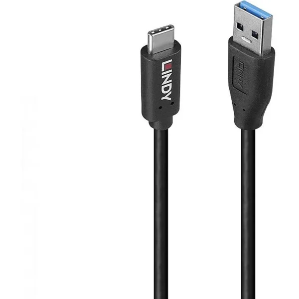 Lindy USB 2.0 Cable USB-C male - USB-A Μαύρο 36972