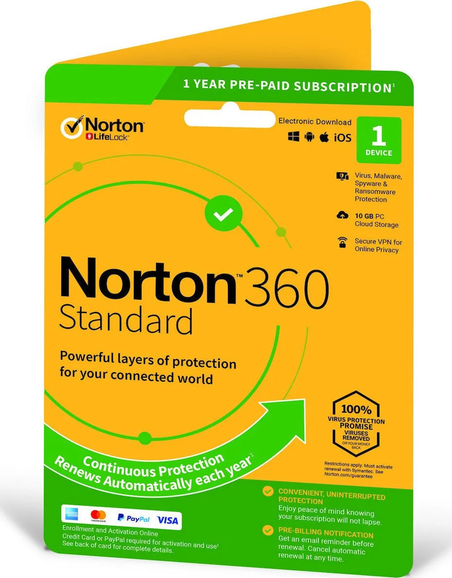 Norton 360 Standard για 2 Συσκευές και 1 Έτος Χρήσης - Image 1