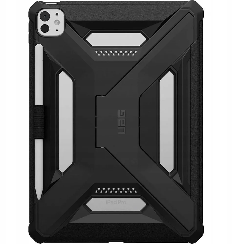 20260310102949_uag_scout_case_stand_apple_pencil_holder_ipad_pro_11_m4_2024_m5_2025_black.jpeg Uag Scout+ Case Stand Apple Pencil Holder Ipad Pro 11" M4 2024 M5 2025 Black - Image 1