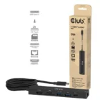 Club3D USB-C Docking Station με HDMI 4K PD Ethernet Μαύρο (CSV-2555)