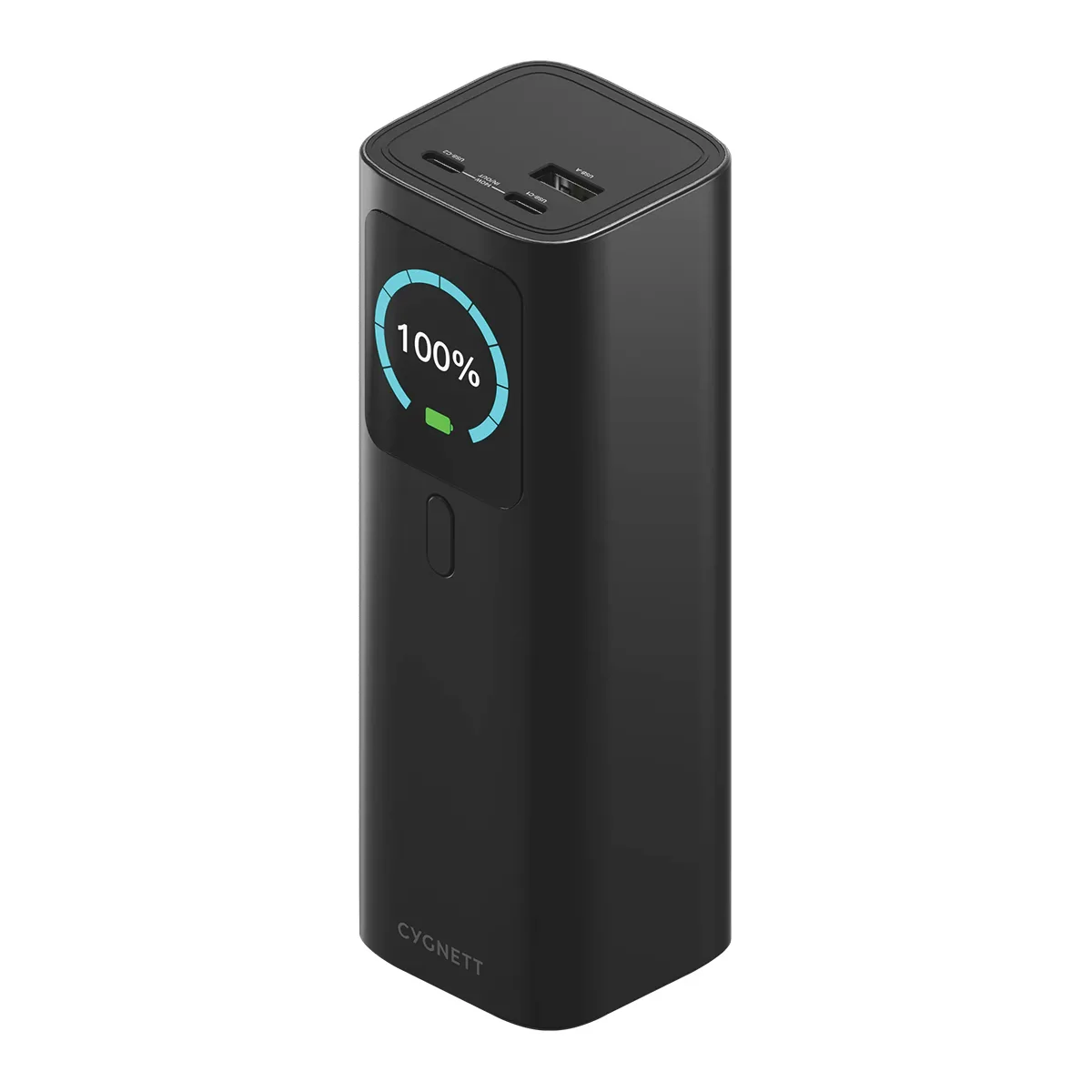 20260313130216_cygnett_power_bank_27000mah_148w_me_thyra_usb_a_kai_2_thyres_usb_c_mayro.jpeg Cygnett Power Bank 27000mAh 148W με Θύρα USB-A και 2 Θύρες USB-C Μαύρο - Image 1