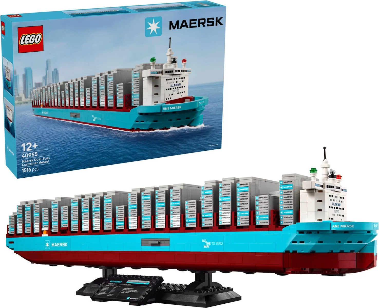 20260319102426_lego_exclusive_maersk_dual_fuel_container_vessel_gia_12_eton_1516tmch_40955.jpeg LEGO Exclusive Maersk Dual-Fuel Container Vessel για 13+ Ετών 1516τμχ 40955 - Image 1