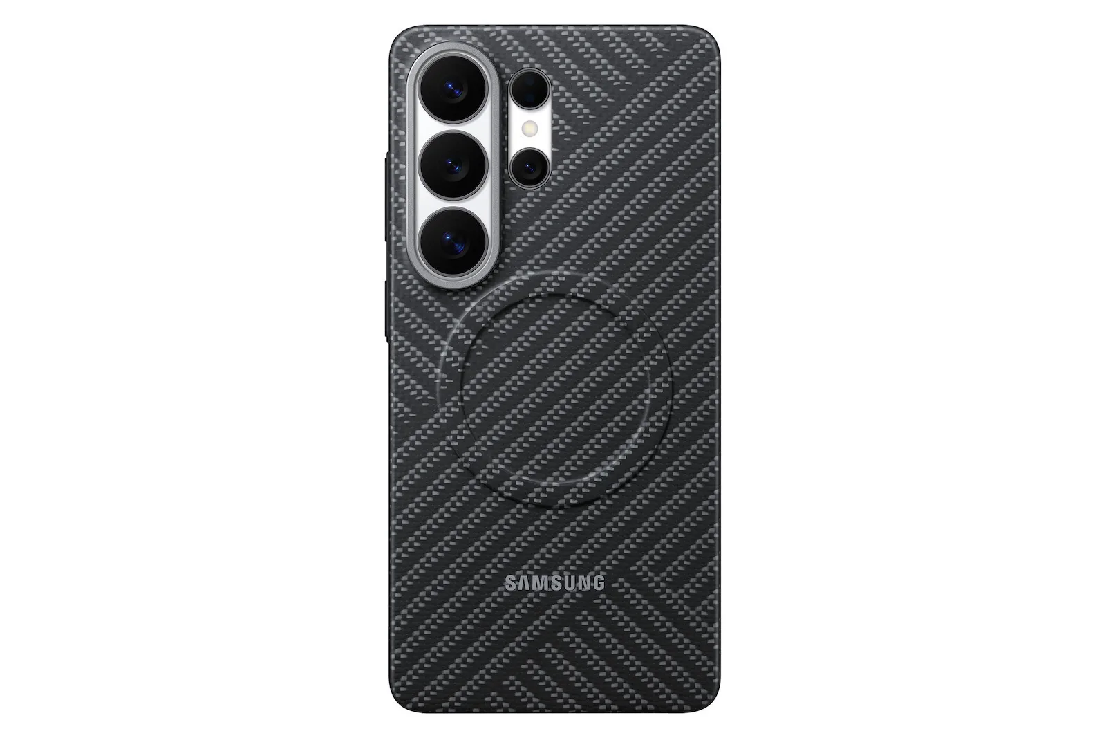 Samsung Carbon Magnet Back Cover Aramid Fiber 0.8mm Γκρι (Galaxy S26 Ultra) EF-KS948SSEGWW - Image 1