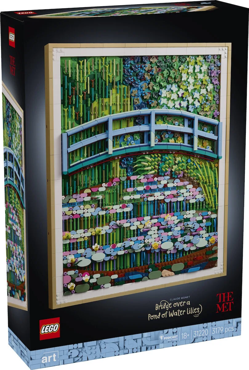 20260330142212_lego_art_bridge_over_a_pond_of_water_lilies_gia_18_eton_3179tmch_31220.jpeg LEGO Art Claude Monet – Bridge over a Pond of Water Lilies για 18+ Ετών 3179τμχ 31220 - Image 1