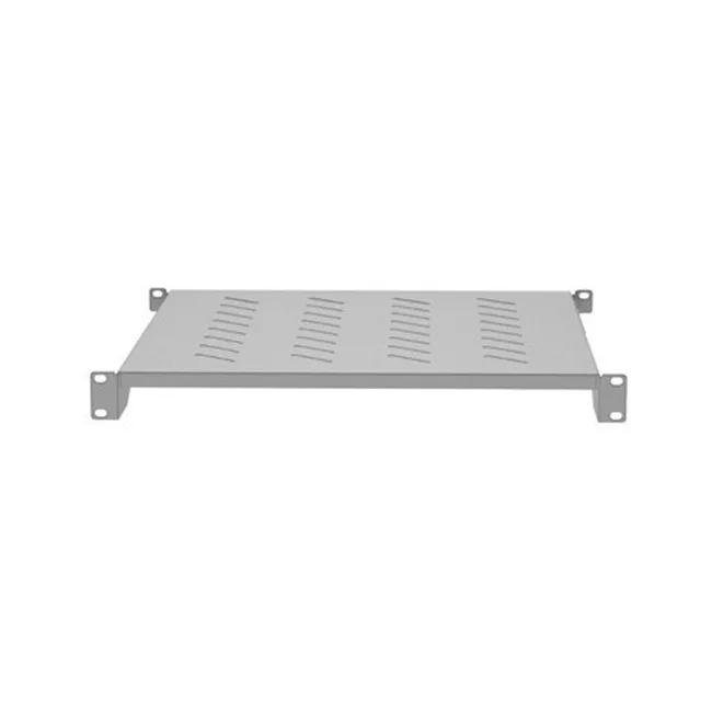 20260331120109_f89bae62.jpeg Lanberg Shelf Rack 19" 800mm 1u Gray Ak-1005-s - Image 1