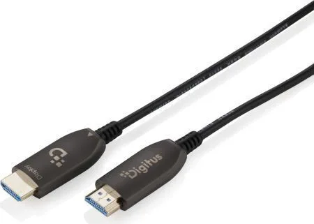 Digitus HDMI 2.1 Ultra High Speed 48Gbps 4K 120Hz HDR VRR Cable HDMI male - HDMI male 40m Μαύρο AK-330126-400-S - Image 1