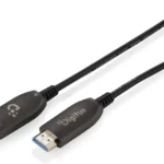 Digitus HDMI 2.1 Ultra High Speed 48Gbps 4K 120Hz HDR VRR Cable HDMI male - HDMI male 100m Μαύρο