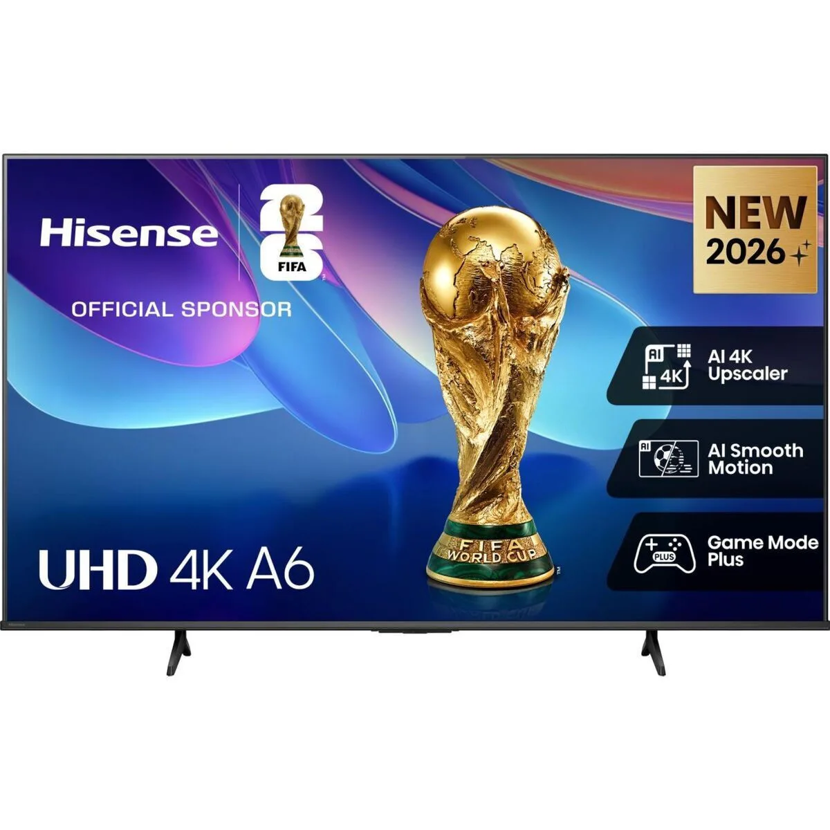 Hisense Smart Τηλεόραση 43" 4K UHD LED A6S HDR (2026) 43A6S - Image 1