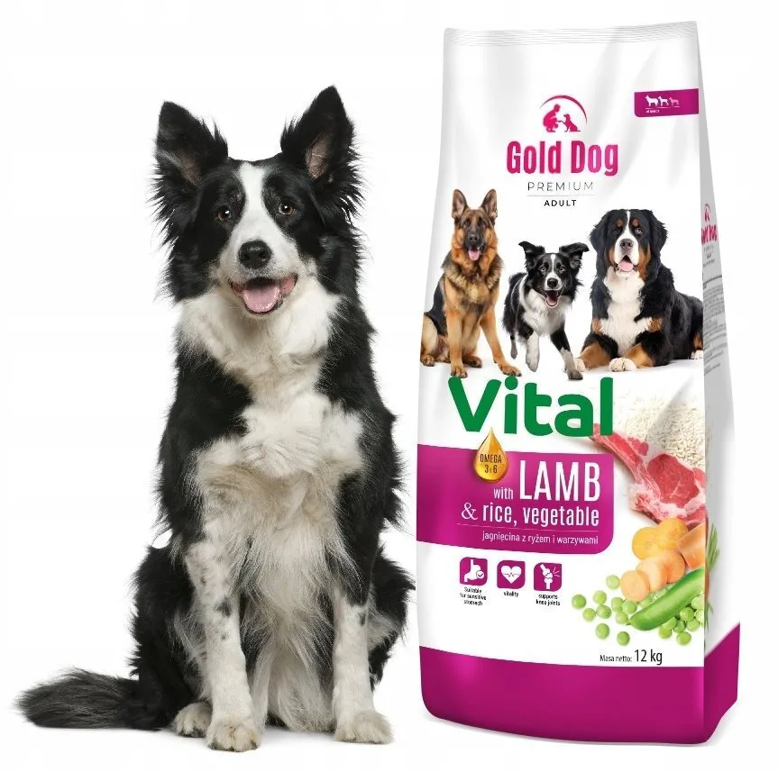 Nutra Gold 12kg Ξηρά Τροφή Σκύλων με Αρνί και Ρύζι - Image 1