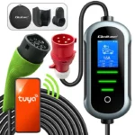 Qoltec Φορητός Σταθμός Φόρτισης 11kW με Ενσωματωμένο Καλώδιο Type 2