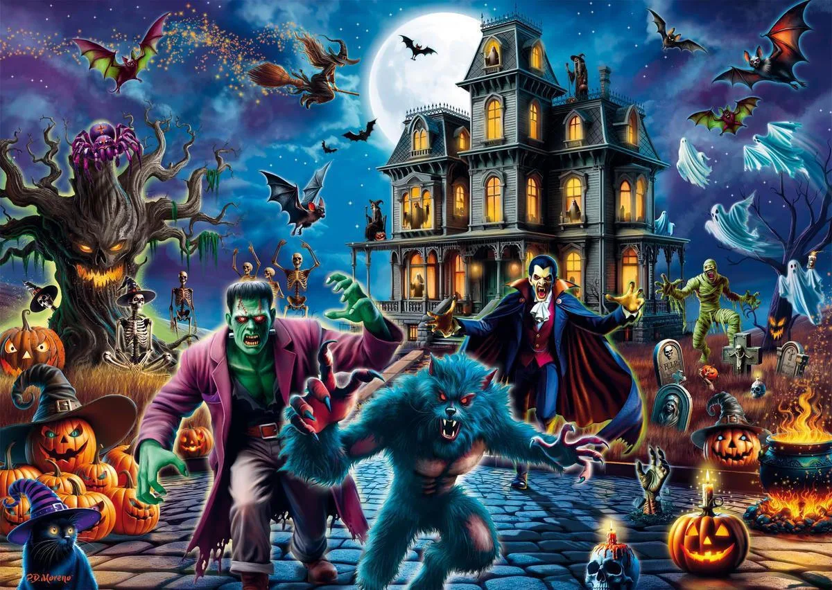 20260416144728_schmidt_spiele_halloween_nacht_puzzle_1000_pieces_69_3_x_49_3_cm.jpeg Schmidt Spiele Halloween Nacht Puzzle 1000 Pieces 69.3 X 49.3 Cm - Image 1