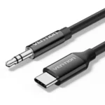 Vention Braided USB 2.0 Cable USB-C male - 3.5mm Μαύρο 1.5m BIFBF