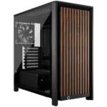 Corsair FRAME 4000D WOOD RS Gaming Midi Tower Κουτί Υπολογιστή με Πλαϊνό Παράθυρο Black/Walnut