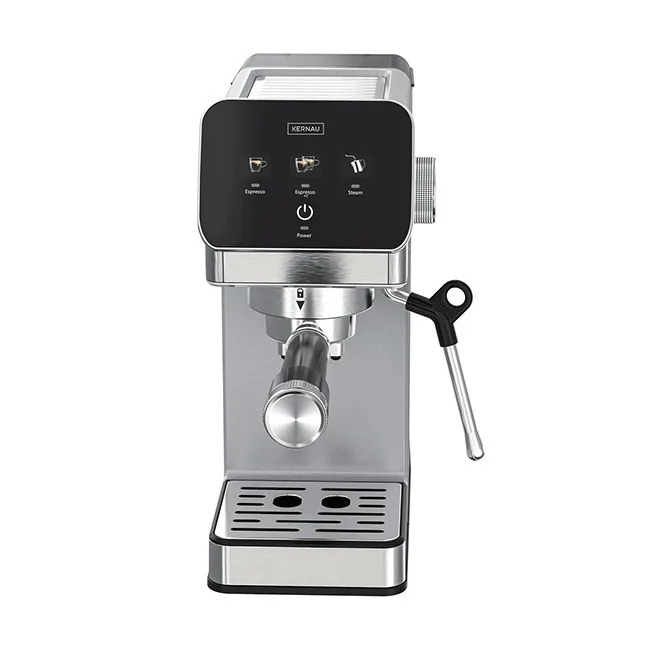 20260420110254_silver_michani_espresso_1450w_piesis_20bar_asimi_kcm_131.jpeg Kernau Μηχανή Espresso 1450W Πίεσης 20bar Ασημί KCM 131 - Image 1
