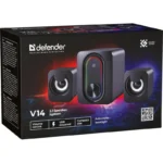 Defender V14 Ηχεία Υπολογιστή 2.1 με Bluetooth και Ισχύ 11W Μαύρα