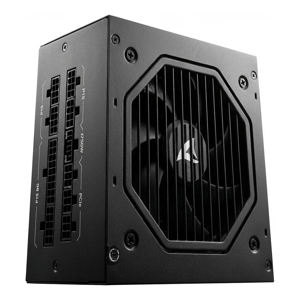 Sharkoon Rebel P15 750W Μαύρο Τροφοδοτικό Υπολογιστή Full Wired 80 Plus Gold - Image 1